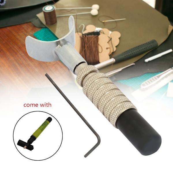 DIY Justerbar Hög Hårdhet Läder Swivel Manuell Bearbetning Carving Verktyg Blad