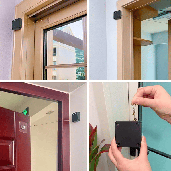 Punch-Free Automatisk Sensor Dør Lukker, Multifunksjonell