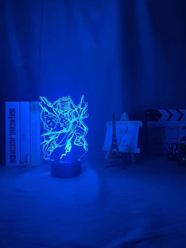 Anime Lampe Nattlys Illusjonslys Demon Slayer Agatsuma
