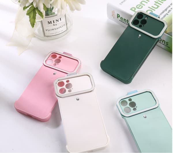 Passer for iPhone 12 Pro Max Mobiltelefondeksel med Fyllys