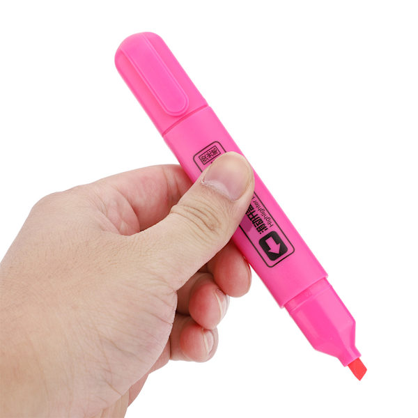 6 farger fluorescerende penn Cartoon merking maling skolemateriell kunstutstyr