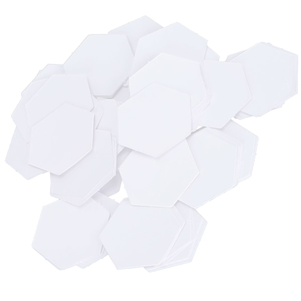 100 st PatchWork-mall Hex-pappersmodellbräda Quilting Syhantverk DIY Sömnadsverktyg (22 mm Hex)