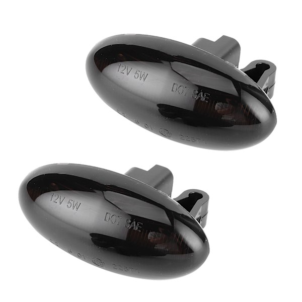 Sidemarkerlys Dynamisk Blinklys Indikator Flydende LED Lampe til Peugeot 1007