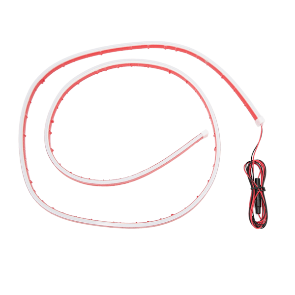 1,5m Bilhettelysstripe 12V 5W Høy Lysstyrke Universal Vanntett Eksteriørlysstripe for Frontpanser