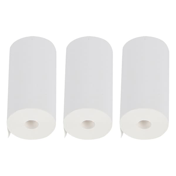 3 ruller termisk kvitteringspapir 57x30mm Tilbehør til hjemmekontoret Lille printer