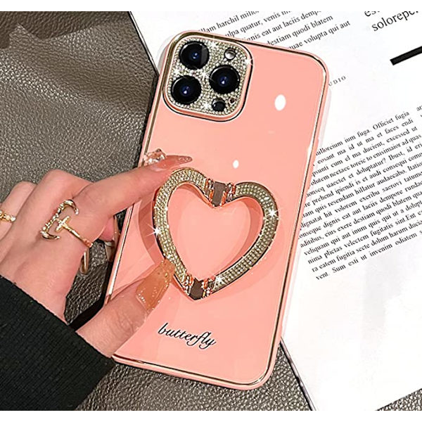 Kompatibel med iPhone 11 Pro Fodral för Flickor Kvinna Söt Gl