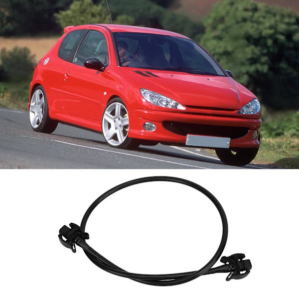 Vattenreturslang Gasavlägsnande 1323Y2 Radiatoravluftningsslang Gummislang för Peugeot 206 207