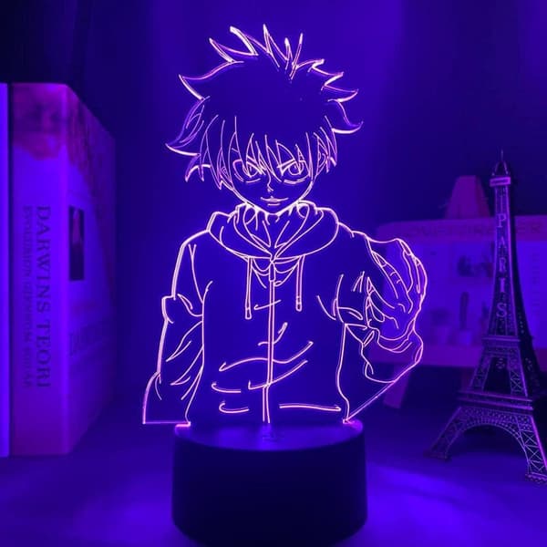 Hunter X Hunter 3D Illusion Natlyslampe med Smart Touch, Ideel Gave til Hjemindretning Børn
