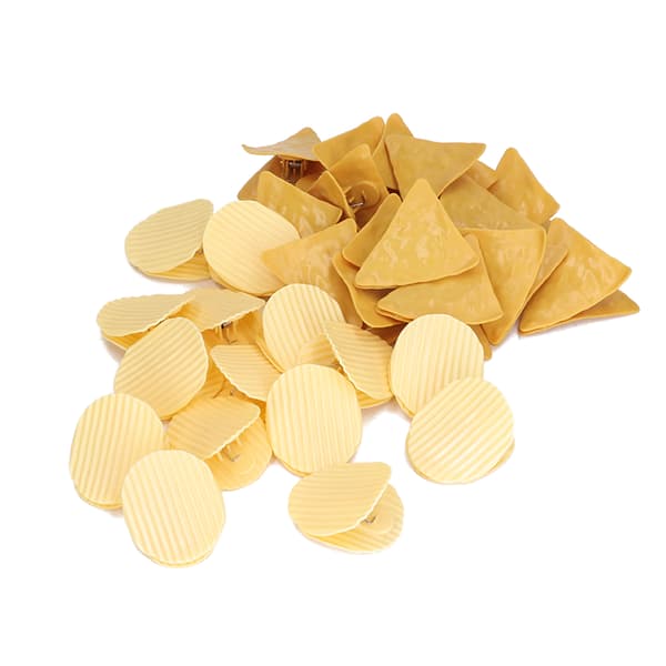 30 stk søte chipklips runde trekant oppbevaringsklips snacksforseglingsklips symaskinklips kontorbillettklips