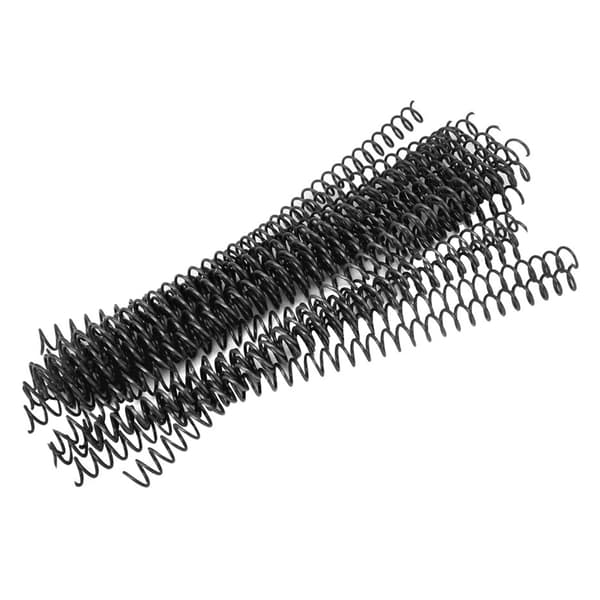 20 stk. 30 hulløs plastspiralring til A4-papir 11 mm sort