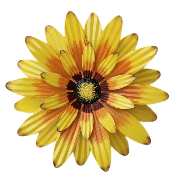 12" store metalblomster vægkunst Inspirerende Daisy Wall D