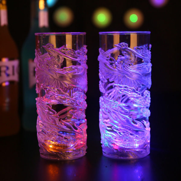 Phoenix Cup Flash, LED Flash Light Cup, LED Vandinducerende Kop