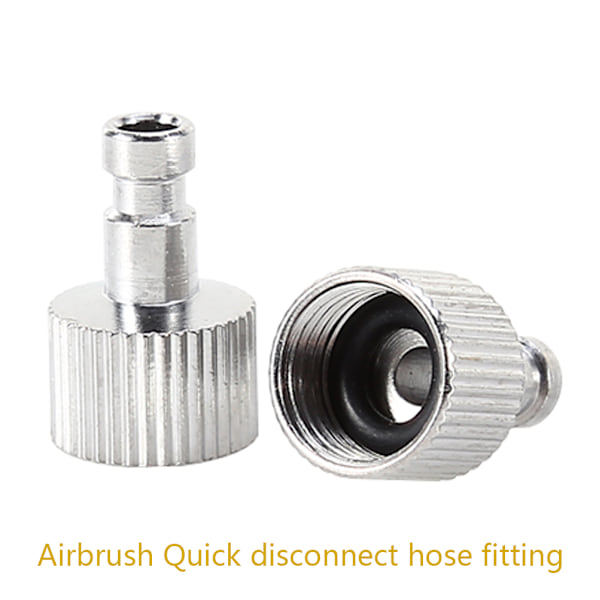 1 / 8in Airbrush Hurtigkobling Plugger Kobling Luft Slange Adapter HighQ