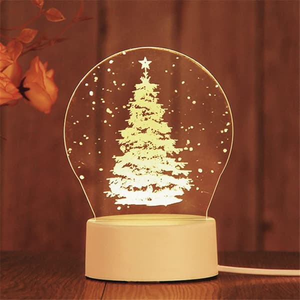 3D Lite Nattlampe, Plug-in LED-belysning for Barnerom