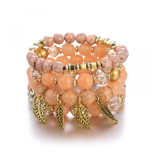 1PCS Bohemian Pärlmultilager Armband - Stapelbara Pärlarmband