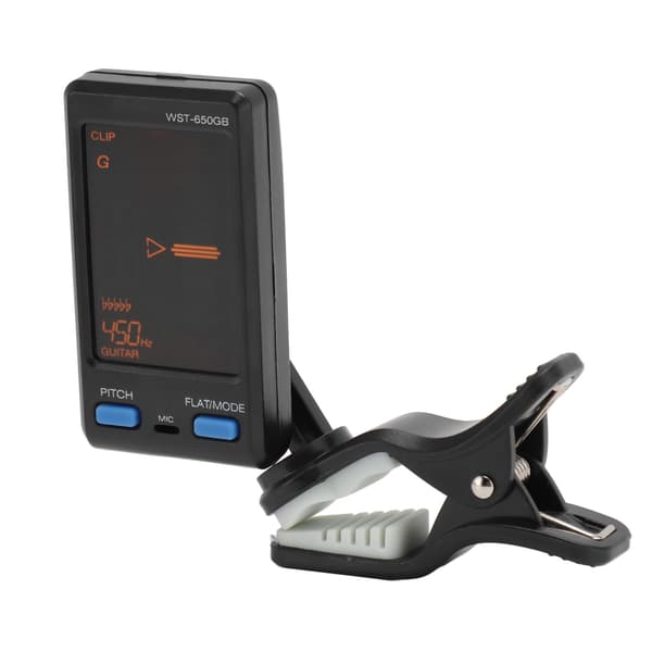 Clip-on stämmare professionell hög precision digital elektronisk gitarr basstämmare för gitarr basstämning