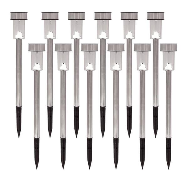 Utomhus solcellslampor, 4-pack solcellslampor för trädgård, vattentäta C