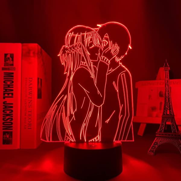 SAO Anime Figur LED Lys Søte Gutter & Jenter Julebursdag