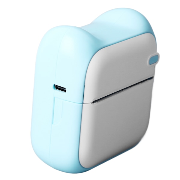 Bluetooth Mini-taskutulostin Musteeton Ladattava Taskulämpötulostin Langaton Taskukuvatulostin 5 rullalla paperia