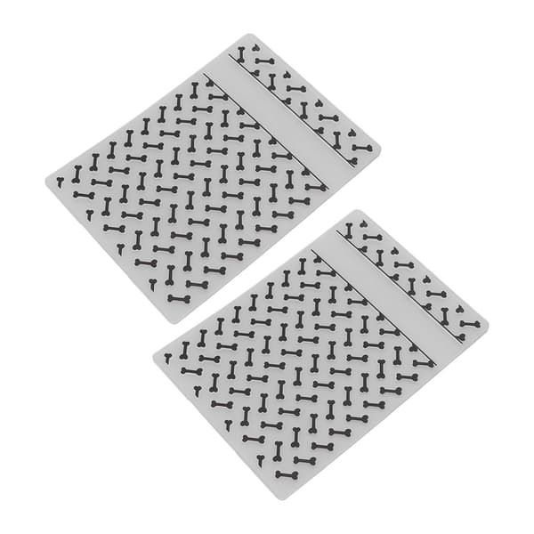 2 st plastpräglingsmapp Clear Concave Convex Texture DIY Craft Mallar för inbjudningar Kuvert Kort