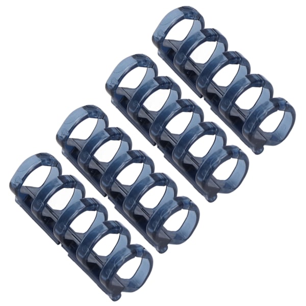 20 stk. Bindende Ringe Segmenteret Design Hold 60 Ark 11mm Bindende Tykkelse Kontorartikler Blå
