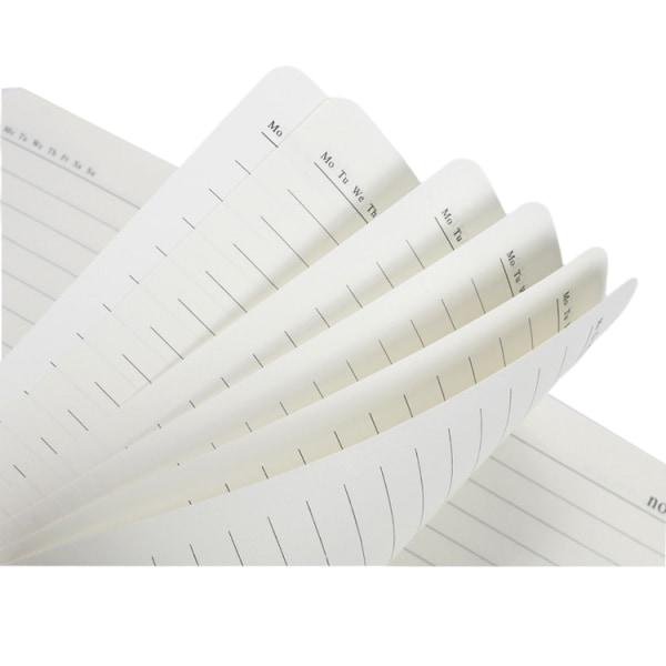 Klassisk mjuk pärmfodral linjerad anteckningsbok A5 Business Notebook Perso