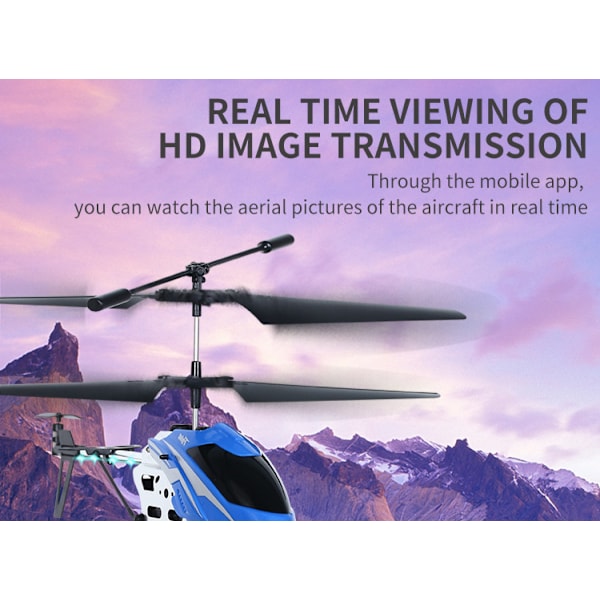 Fjärrkontrollhelikopter,  En knapp start/landning, 4 kanaler