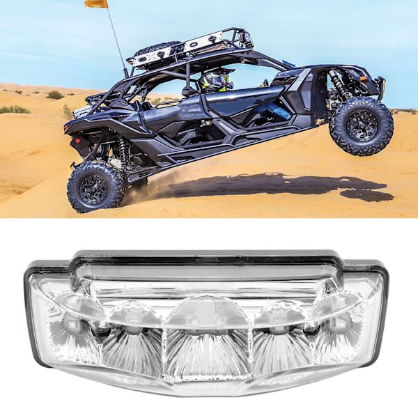 12V Universal Baklykt med 3-pins 9 LED for 50CC‑125CC ATV Terrengkjøretøy