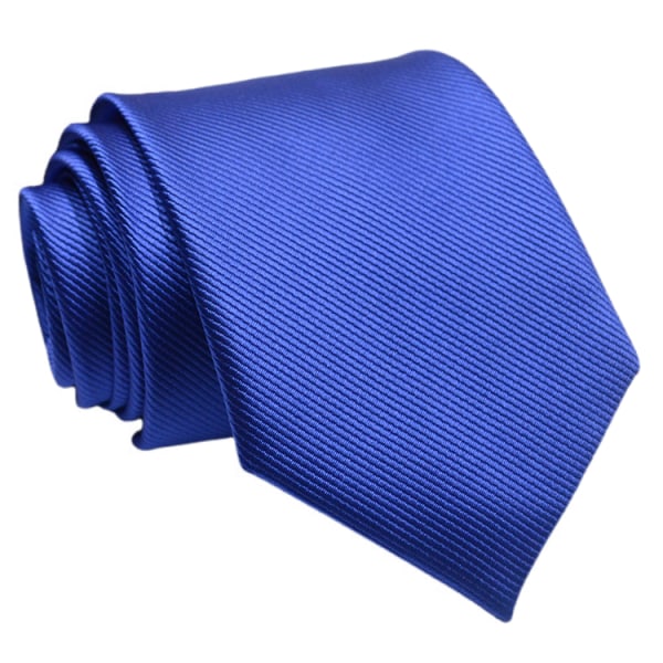Herrsiden Satin Solid Slips Slips, Blå