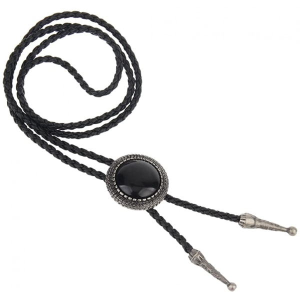 Native American Bolo Tie Rodeo Cowboy Läder Halsduk Wester B