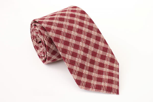 2,8\" (7 cm) Rutig/Randig Slips Tartan Vävd TR Material Slips
