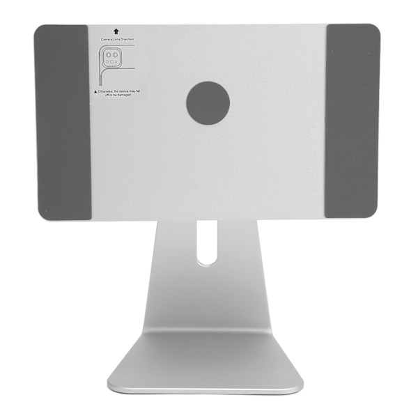 IOS-tabletin jalusta, hopea, magneettinen alumiiniseos, liukumaton silikoninen tabletin pidike 10,9 tuuman, 11 tuuman ja 12,9 tuuman laitteille