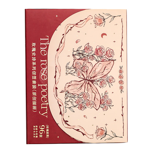 Romantisk brevpapir Vintage Unik Botanisk og Blomster Brevark Blessing Writting Paper