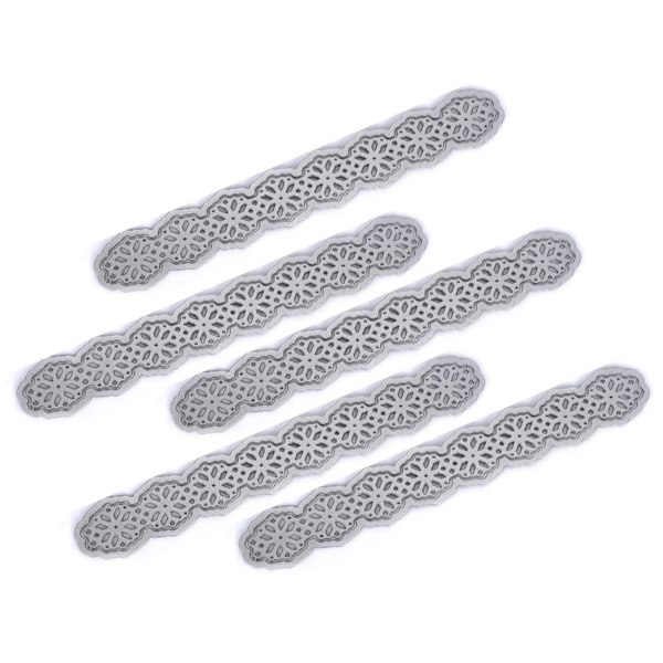 5 kpl metalliembossing-leikkuuterä hiiliteräksinen paperinveistokortti ontto linjamalli