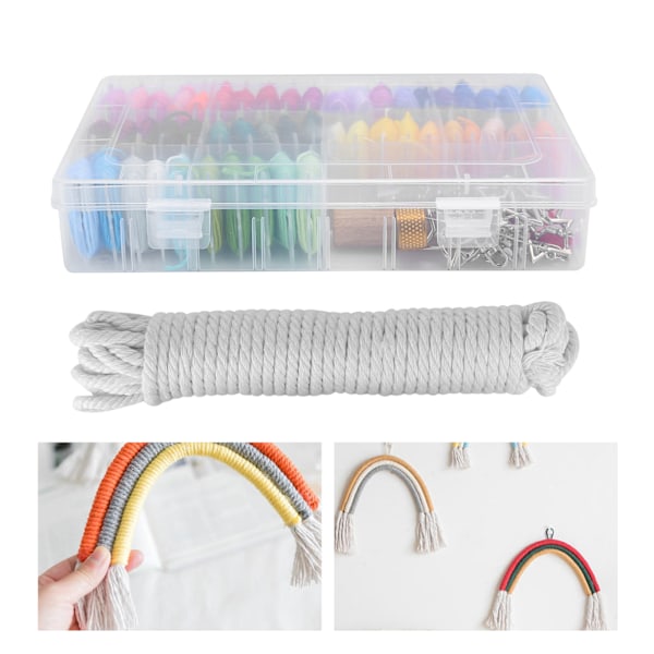 Broderitråd Organizer Förvaringslåda Broderitråd för Armband Stygntrådssatser