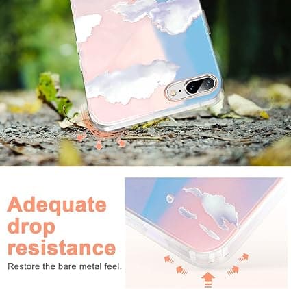 Kompatibelt iPhone 8 Plus Cover, iPhone 7 Plus 5,5 tommer Cover C