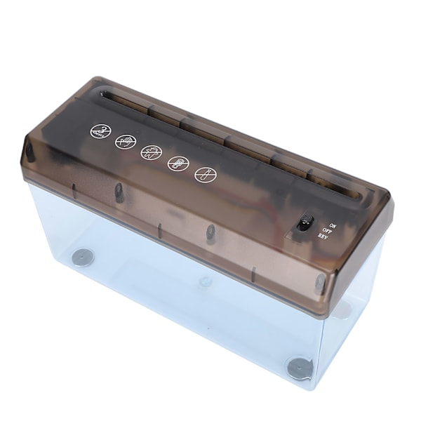 Mini pappersstrimlare skrivbord halkfri silikonplatta USB kontor elektrisk liten A4 pappersstrimlare