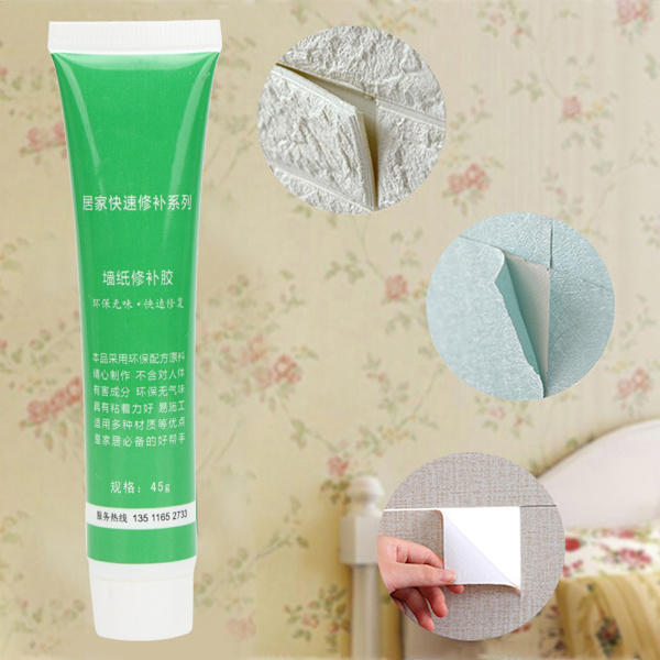 PVC Tapet Reparationslim Sterk Adhesjon Veggpapir Reparer Lim Superlim