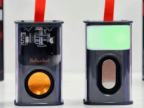 Transparent Mecha Trådløs Bluetooth Høyttaler Fargerik Porta