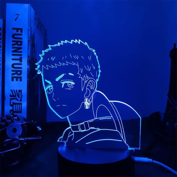 3D Illusjon LED Nattlys Tokyo Revengers Mitsuya Figur A