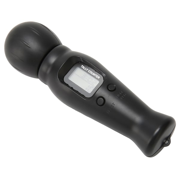 Digital Pärlräknare LED Bakgrundsbelyst Återställ Kompass Design Tid Visning Låg Brus Digital Tasbih för Meditation Avslappning Svart
