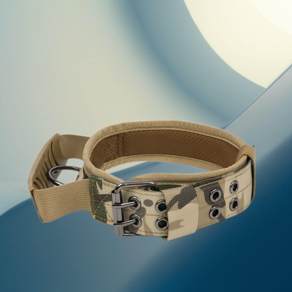 Hundhalsband med handtag-taktisk halsband för Small Medium Larg A M