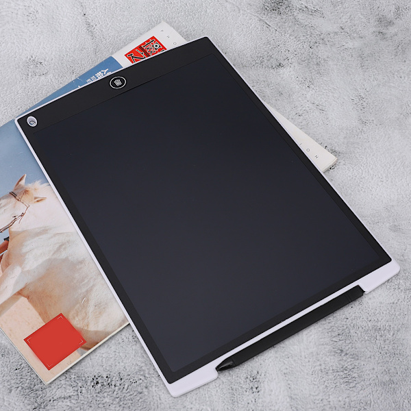 12 tums LCD-skrivbord Digital Doodle Handwriting Board DIY-ritverktyg Vit