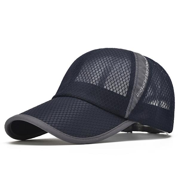 Unisex Andningsbar Full Mesh Baseballkeps Snabbtorkande Löpning h C