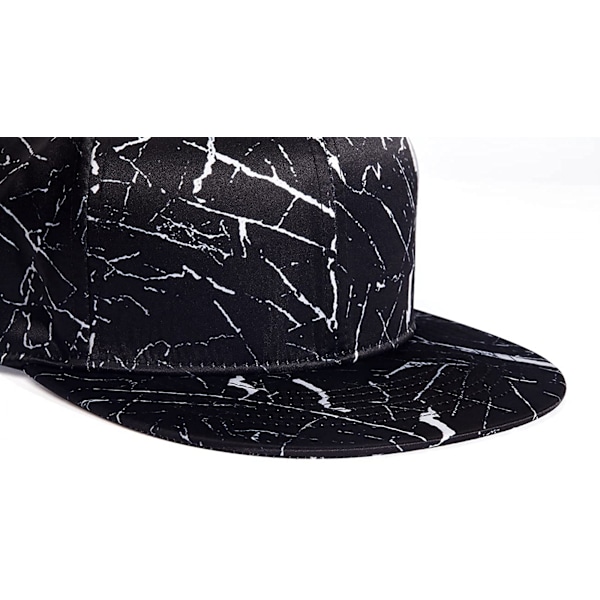 Klassisk Snapback-hatt Hip Hop Flat Bill Visor Cap - Unisex Annons D
