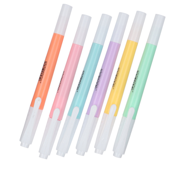 Dobbelthodet highlighter for barn, maling, tegning, highlighter, markørpennsett