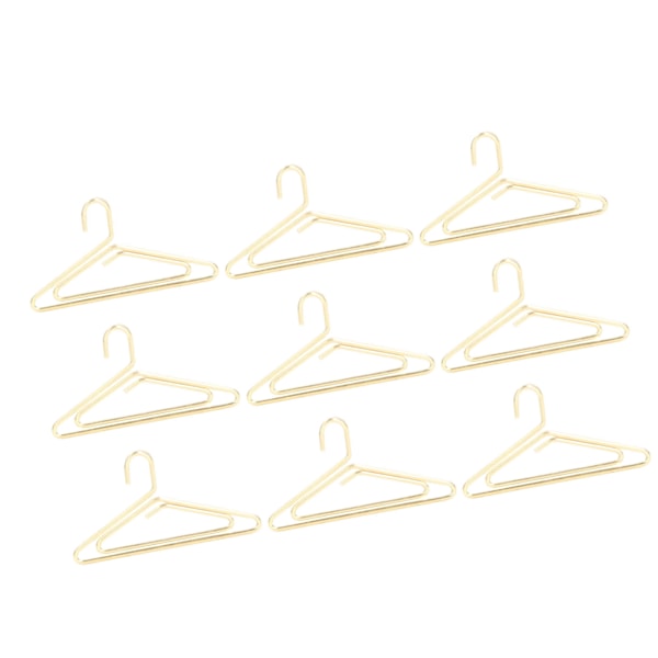 100 stk. metalliske papirclips, galvaniseringsproces, gyldne papirclips, rustfrie papirclips, skridsikre til filklassificering, frakkebøjle