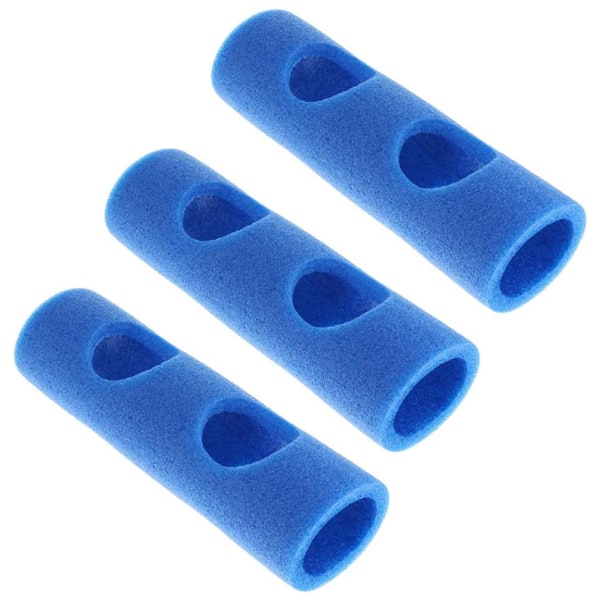 3 st simningsstavsförbindare EPE 2 tvärhål simningsnuddelförbindare poolnuddel simningsnuddel skumstavsförbindare Blue