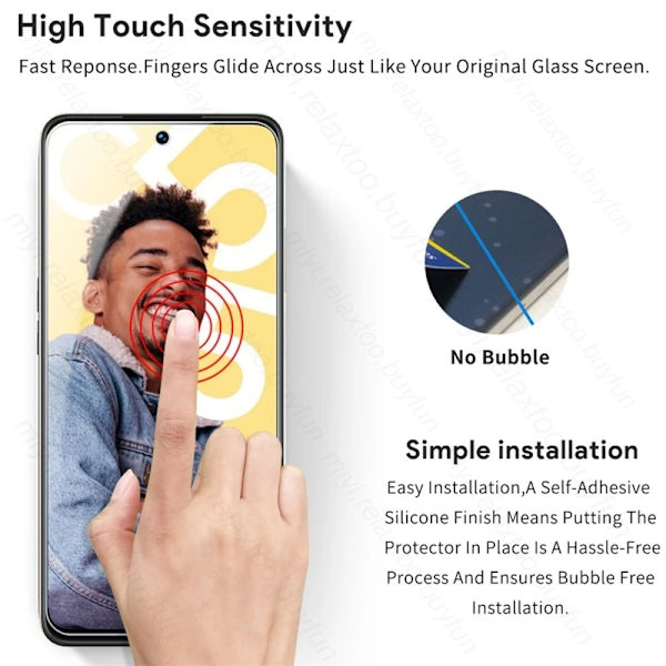 4 i 1 för Realme C55 4G Glass Kameraskyddsglas Relme Realmi C55 C 55 RMX3710 6.72\" Telefonskärmsskydd Härdat Glas