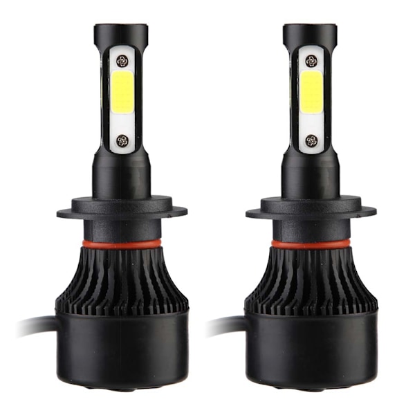 2 kpl LED-ajovalot Auton ajovalot Lamppu 12V 24V 6500K